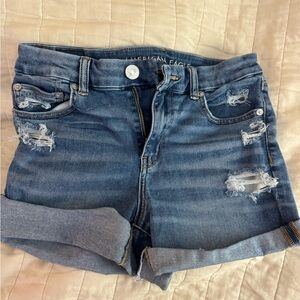 Women’s American Eagle Jean Midi Shorts.